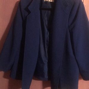 Royal blue short blazer